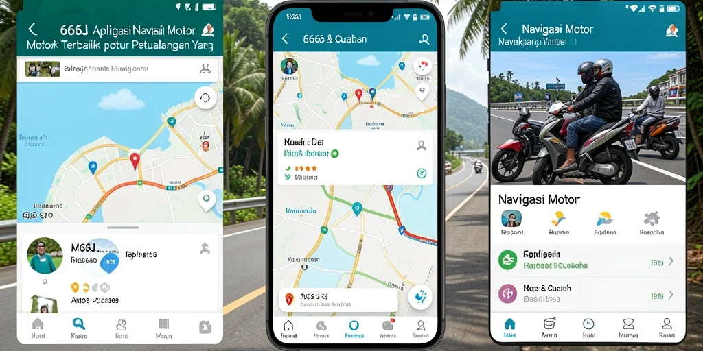 Tampilan antarmuka aplikasi 666J yang intuitif dan mudah digunakan.