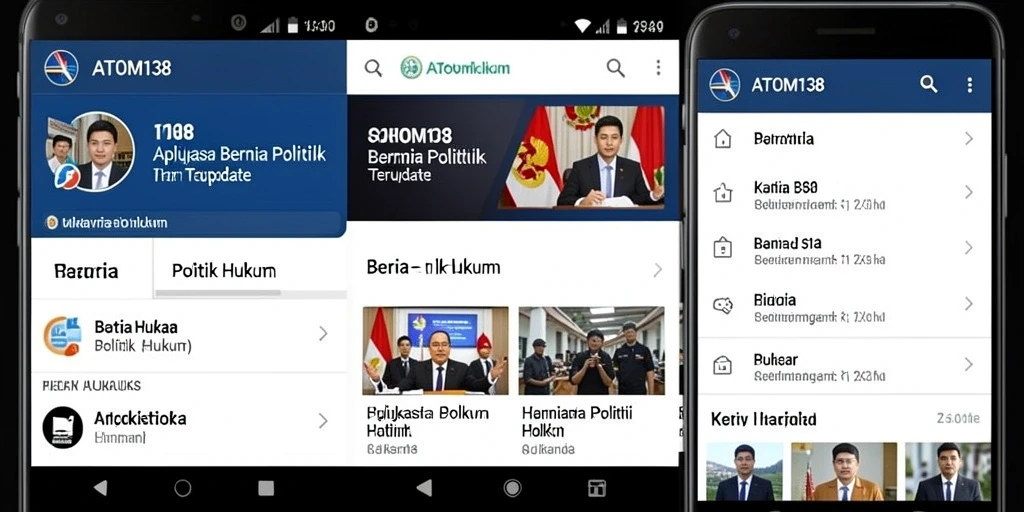 Tampilan antarmuka ATOM138 yang menarik dan informatif.