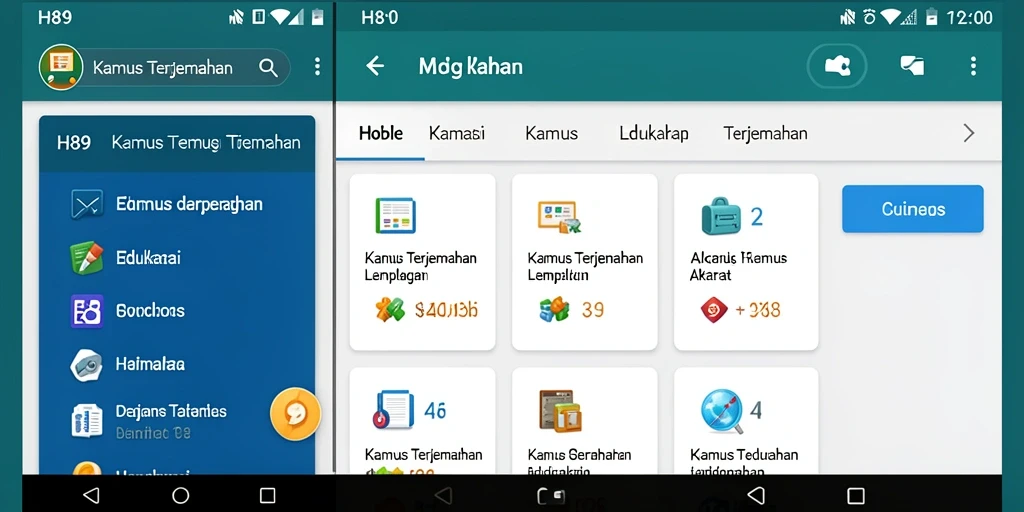 Tampilan antarmuka H89 yang modern dan mudah digunakan.